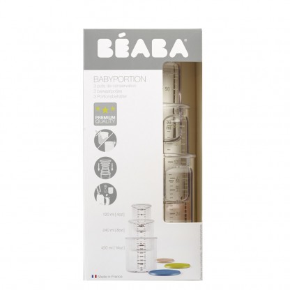Набор контейнеров для хранения Beaba (150 мл-240 мл-420 мл) , арт. 912476