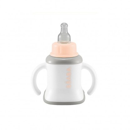 Поильник Beaba Ellipse 3 in 1 Evoluclip Training Cup nude, арт. 913385