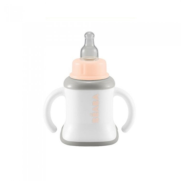 Поильник Beaba Ellipse 3 in 1 Evoluclip Training Cup nude, арт. 913385