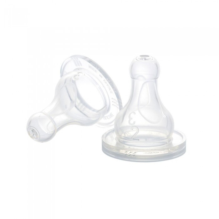 Набор из 2 силиконовых сосок 2-й возраст Beaba, арт. 911288