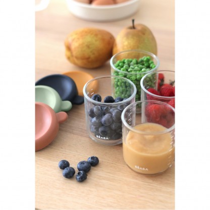 Набір контейнерів Beaba для зберігання скляних 4 шт. (4х250 мл)