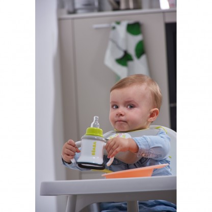 Поильник Beaba Ellipse 3 in 1 Evoluclip Training Cup neon, арт. 913384