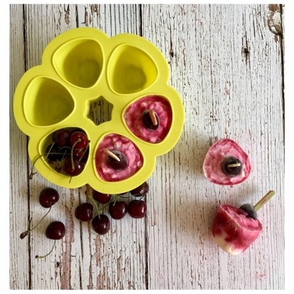 Силиконовый многопорционный контейнер Beaba 150 ml neon, арт. 912494