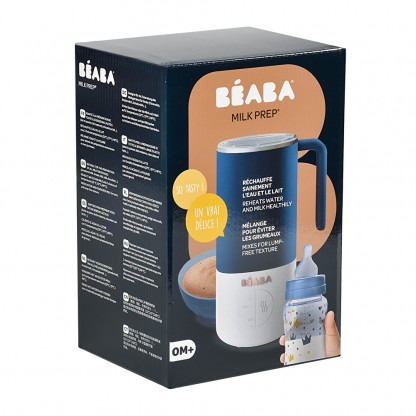 Миксер подогреватель напитков для детей Beaba Milk Prep синий