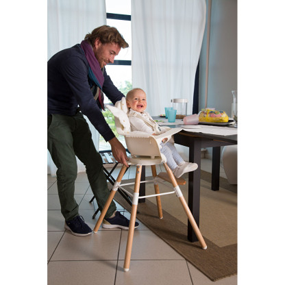 Стільчик для годування Childhome Evolu ONE.80° з бампером