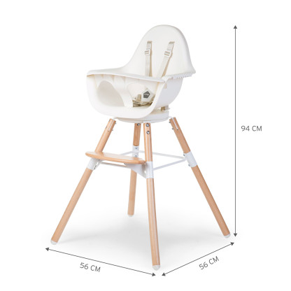 Стільчик для годування Childhome Evolu ONE.80° з бампером