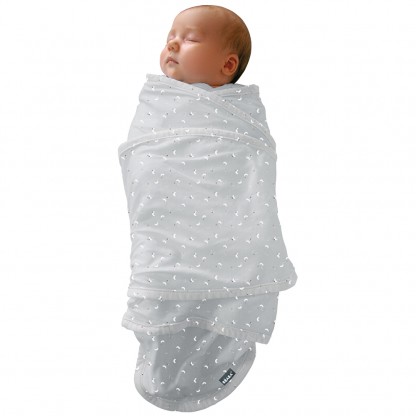 Пеленка Beaba Miracle Місяць і зорі сірий, арт. 043079
