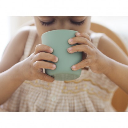 Стакан Beaba силіконовий 180 мл оливковий, арт. 913546