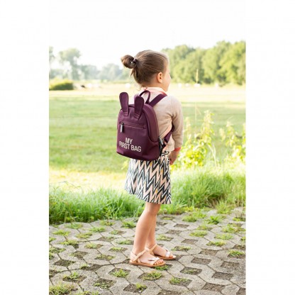 Рюкзак дитячий Childhome My first bag aubergine, арт. CWKIDBAU