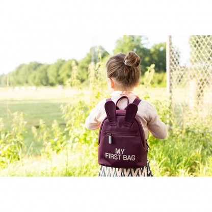 Рюкзак дитячий Childhome My first bag aubergine, арт. CWKIDBAU