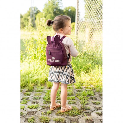 Рюкзак дитячий Childhome My first bag aubergine, арт. CWKIDBAU