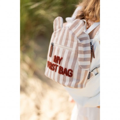 Рюкзак дитячий Childhome My first bag nude/terracotta, арт. CWKIDBSTNR