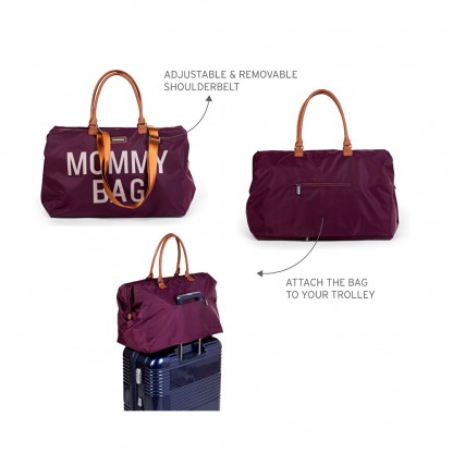 Сумка Childhome Mommy bag aubergine, арт. CWMBBAU