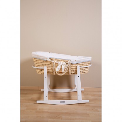Підставка-гойдалка для колиски з кукурудзяного волокна Childhome білий, арт. RSMBWH2