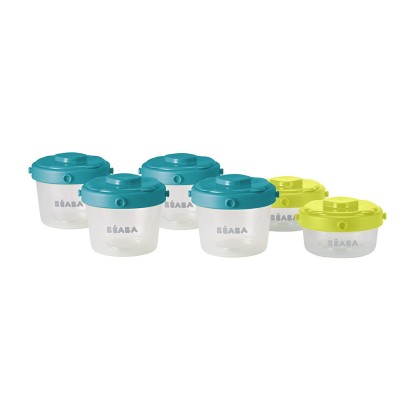 Контейнеры для хранения Beaba Clip Containers 6 шт (60 мл+120 мл), арт. 912481