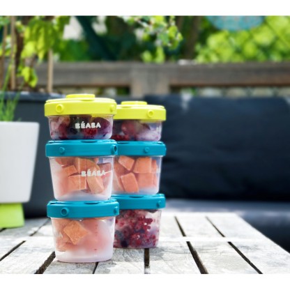 Контейнеры для хранения Beaba Clip Containers 6 шт (60 мл+120 мл), арт. 912481