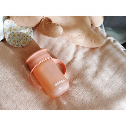 Поїльник - непроливайка Beaba 360° 340 мл рожевий, арт. 913571