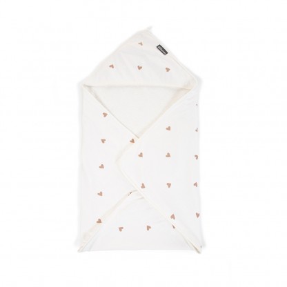 Рушник з капюшоном Childhome 80x80 hearts, арт. CCBCJOH