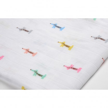 Набір пеленок Beaba муслінових 3 шт (70х70) Песики, арт. 920347