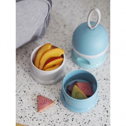 Контейнер Beaba для зберігання сухих сумішей на 3 відсіки синій, арт. 911668