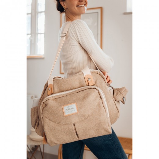 Сумка для мамы Beaba Geneva бежевый, арт. 940339