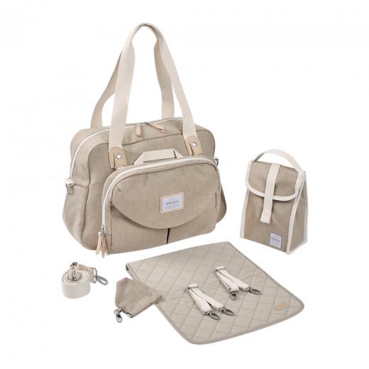 Сумка для мамы Beaba Geneva бежевый, арт. 940339