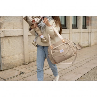Сумка для мамы Beaba Geneva бежевый, арт. 940339