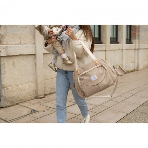 Сумка для мамы Beaba Geneva бежевый, арт. 940339