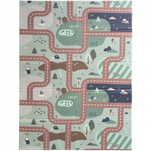 Килимок для розвитку моторики Beaba Arch 200 x 150 см бежевий/зелений , арт. 915074 Килимок для розвитку моторики Beaba Arch 200 x 150 см бежевий/зелений , арт. 915074