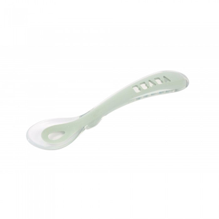 Ложка Beaba силіконова 8+ пастельно-зелений, арт. 913627