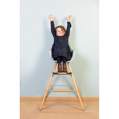 Стілець для годування Childhome Evolu 2 з бампером, Natural / Mint