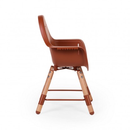 Стілець для годування Childhome Evolu 2 з бампером, Natural / Rust