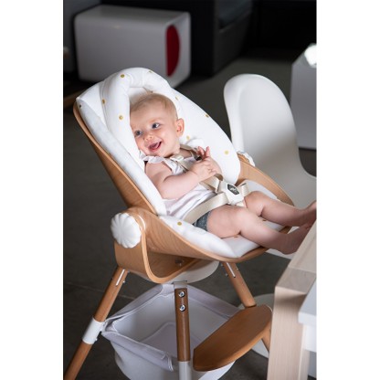 Подушка на сидіння для новонародженого Childhome Evolu gold dots, арт. CHEVOSCNBJGD
