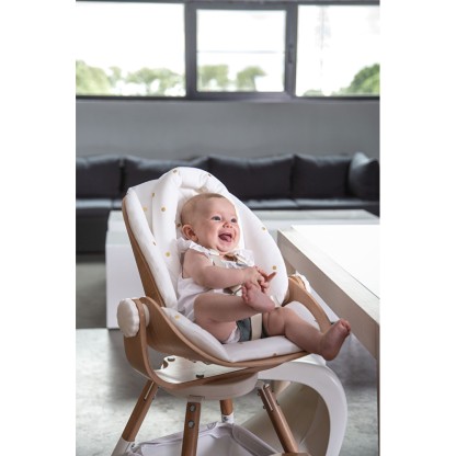 Подушка на сидіння для новонародженого Childhome Evolu gold dots, арт. CHEVOSCNBJGD