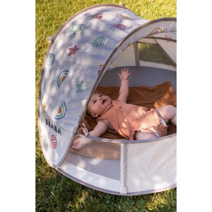 Намет Beaba Breezynest Anti UV UPF 50+ 100×60 см пісочний