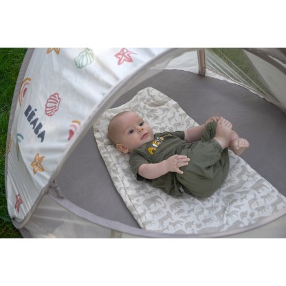 Намет Beaba Breezynest Anti UV UPF 50+ 100×60 см пісочний